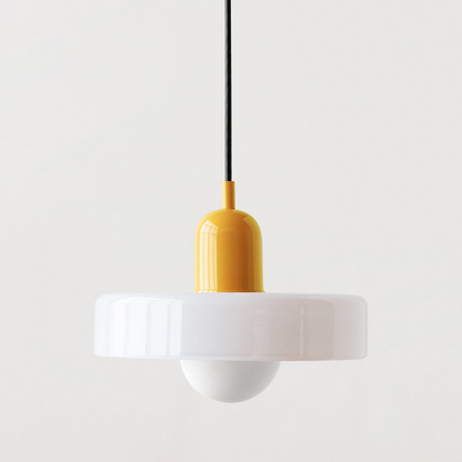 Bauhaus Bunte Glas Pendelleuchte – Modernes Design für stilvolle Beleuchtung