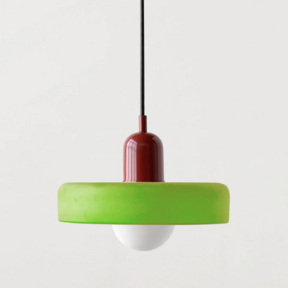 Bauhaus Bunte Glas Pendelleuchte – Modernes Design für stilvolle Beleuchtung