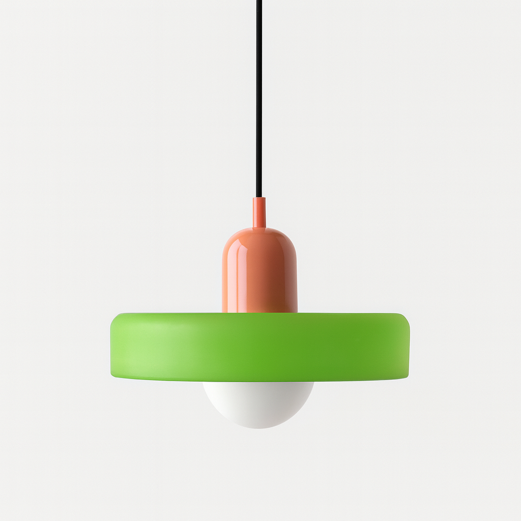 Bauhaus Bunte Glas Pendelleuchte – Modernes Design für stilvolle Beleuchtung
