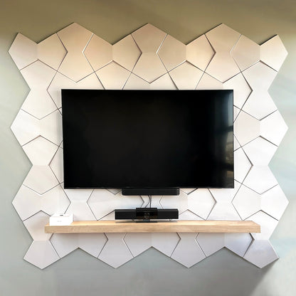 Bowtie Geometric Leather Panel