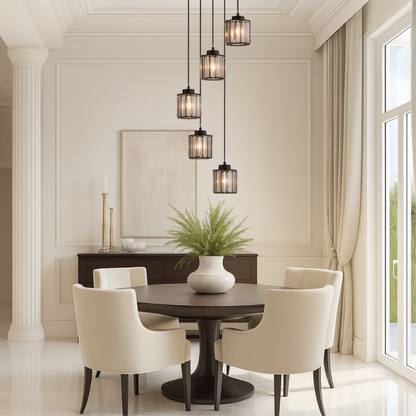 Ida Crystal Staircase Chandelier - Glamorous Crystal Lighting for Stairs