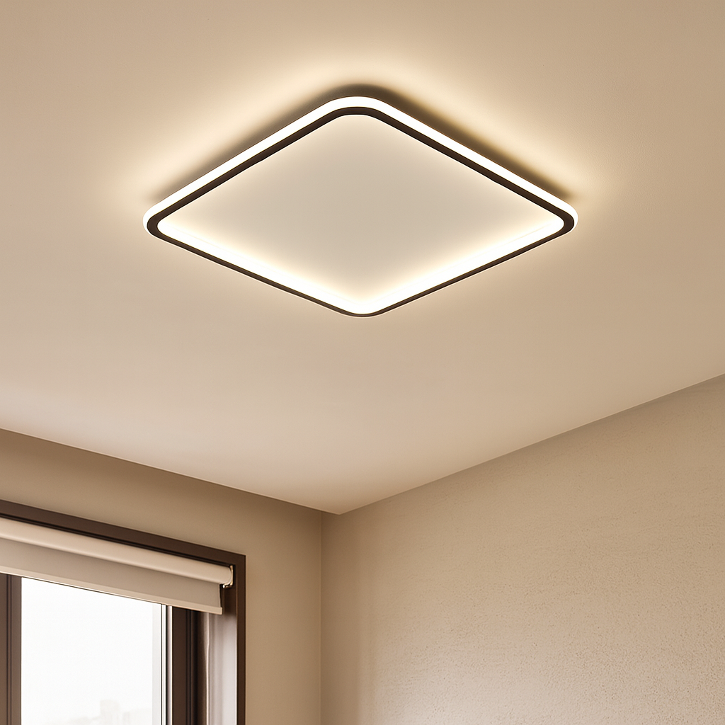 Lustre Scandinave Carré Mysaglobe pour un Éclairage Élégant et Moderne