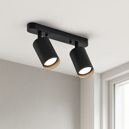 Spotlight de plafond à 2 têtes pivotantes pour un éclairage flexible