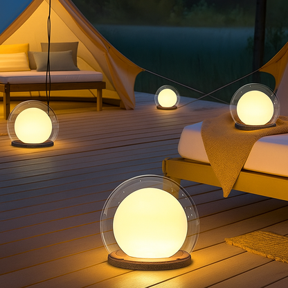 Lampa słupowa z motywem księżyca – elegancki dodatek do każdego wnętrza