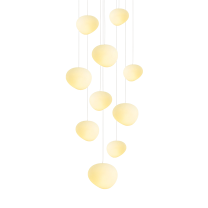 Lustra Nórdica Creativa para Escaleras Elegante y Moderna