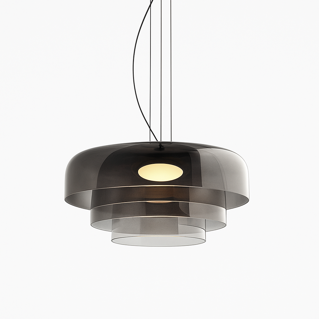 Lampa wisząca z przezroczystego szkła - elegancki dodatek do każdego wnętrza