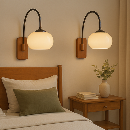 Bauhaus Drehbare Wandleuchte in Khaki – Modernes Design für stilvolle Beleuchtung