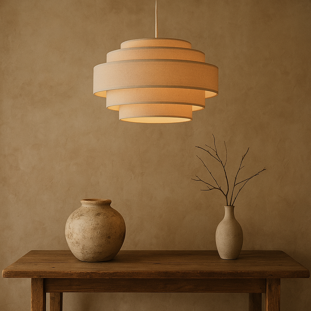 Lustra de perete cu pandantiv in stil Wabi Sabi pentru un ambient elegant și minimalist