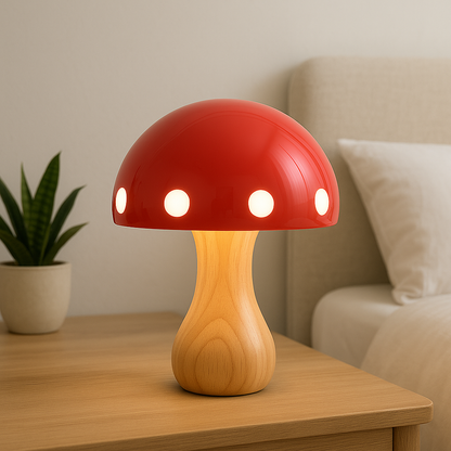 Whimsical Mushroom Table Lamp for Cozy Ambient Lighting