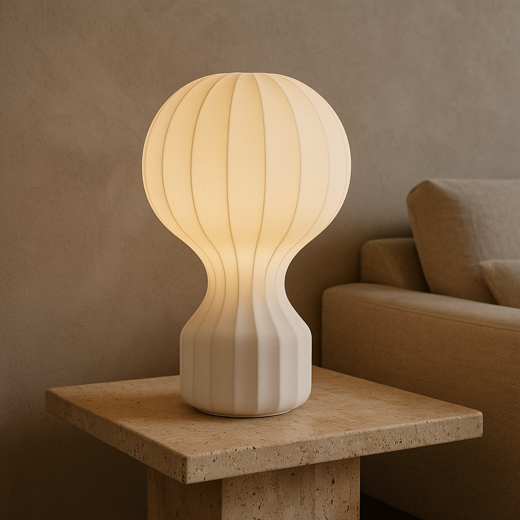 Wabi Sabi Silk Table Lamp - Timeless, Handcrafted Ambient Lighting