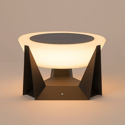 Lámpara Solar de Terraza para una Iluminación Elegante y Eficiente