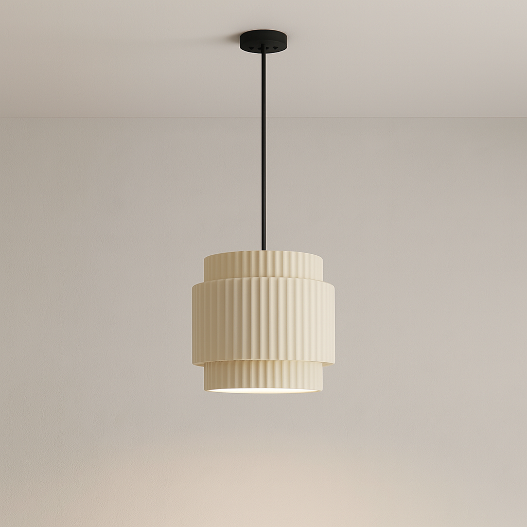 Vibrant Ceramic Pendant Light