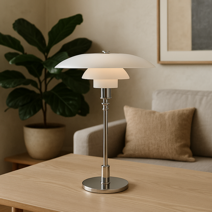 Elegant Dansk Designer Bordlampe, Der Tilføjer Stil og Lys til Dit Rum