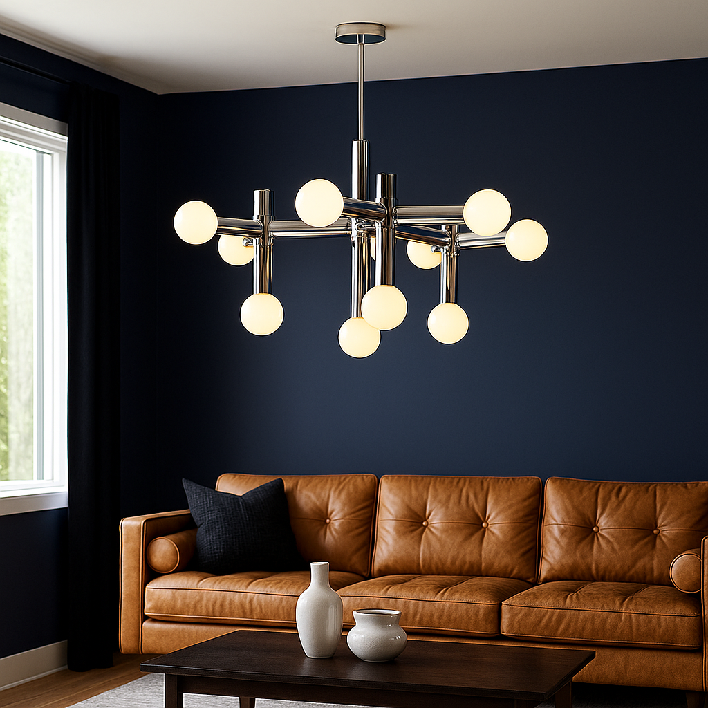 Elegante Metall-Bauhaus-Deckenleuchte für modernen Stil