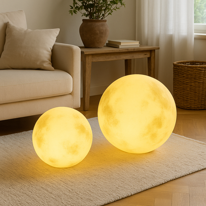 Lampe Luna Solaire Pour Jardin, Éclairage Ambiance Magique