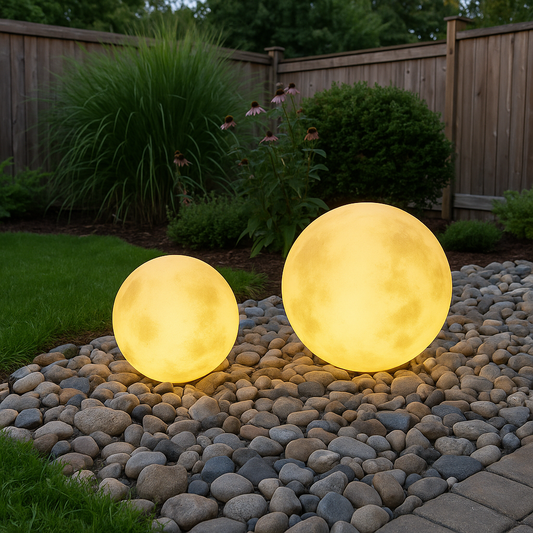 Lampe Luna Solaire Pour Jardin, Éclairage Ambiance Magique