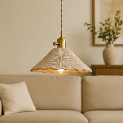 Modern Cement Pendant Light - Industrial Chic Ceiling Fixture