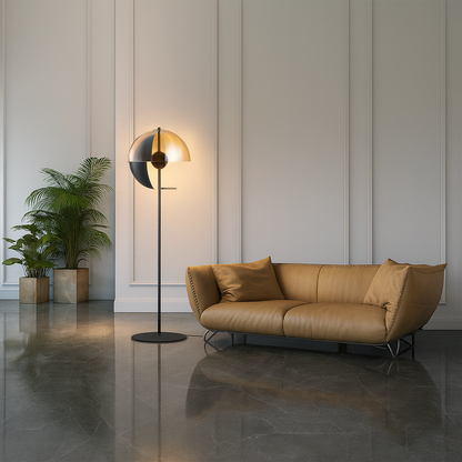 Lampadaire en Verre Hau - Éclairage Élégant pour Votre Intérieur