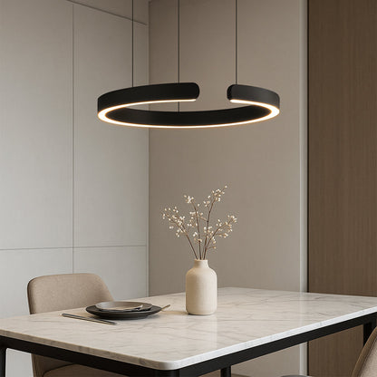 Lustre Pendantes Esthetica avec Anneau Élégant