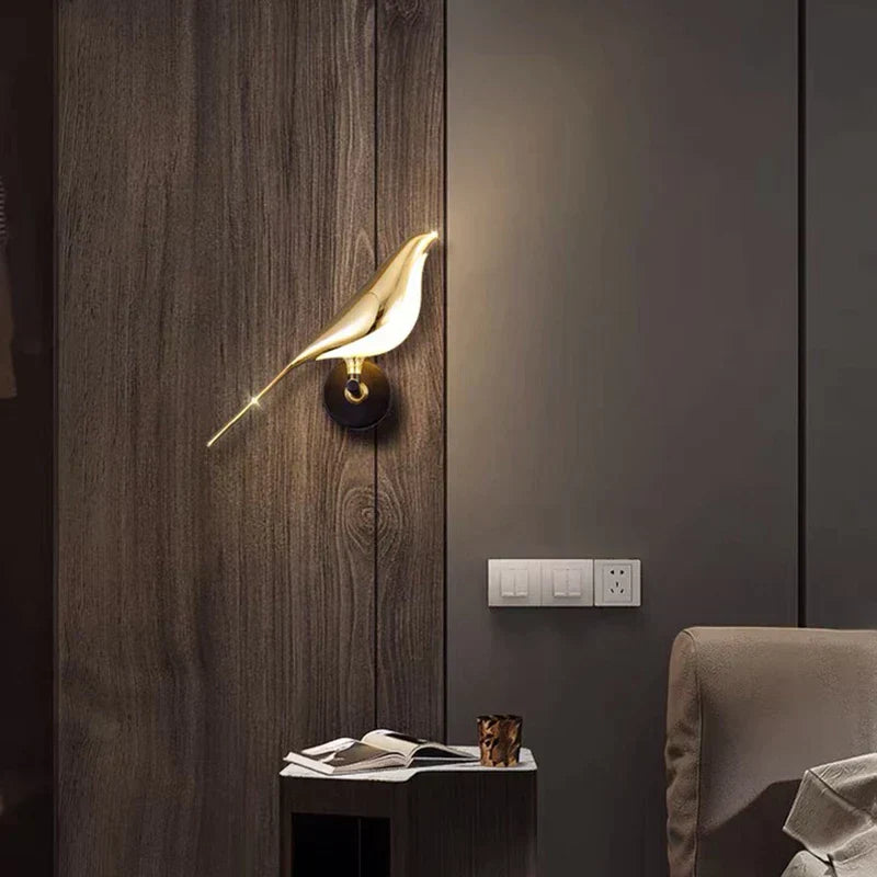 Lustre mural moderne MrBird en forme d'oiseaux pour une décoration élégante
