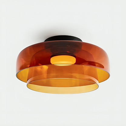 Nordic Bauhaus elegante mehrschichtige Pendelleuchte aus Glas