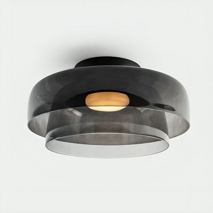 Nordic Bauhaus elegante mehrschichtige Pendelleuchte aus Glas