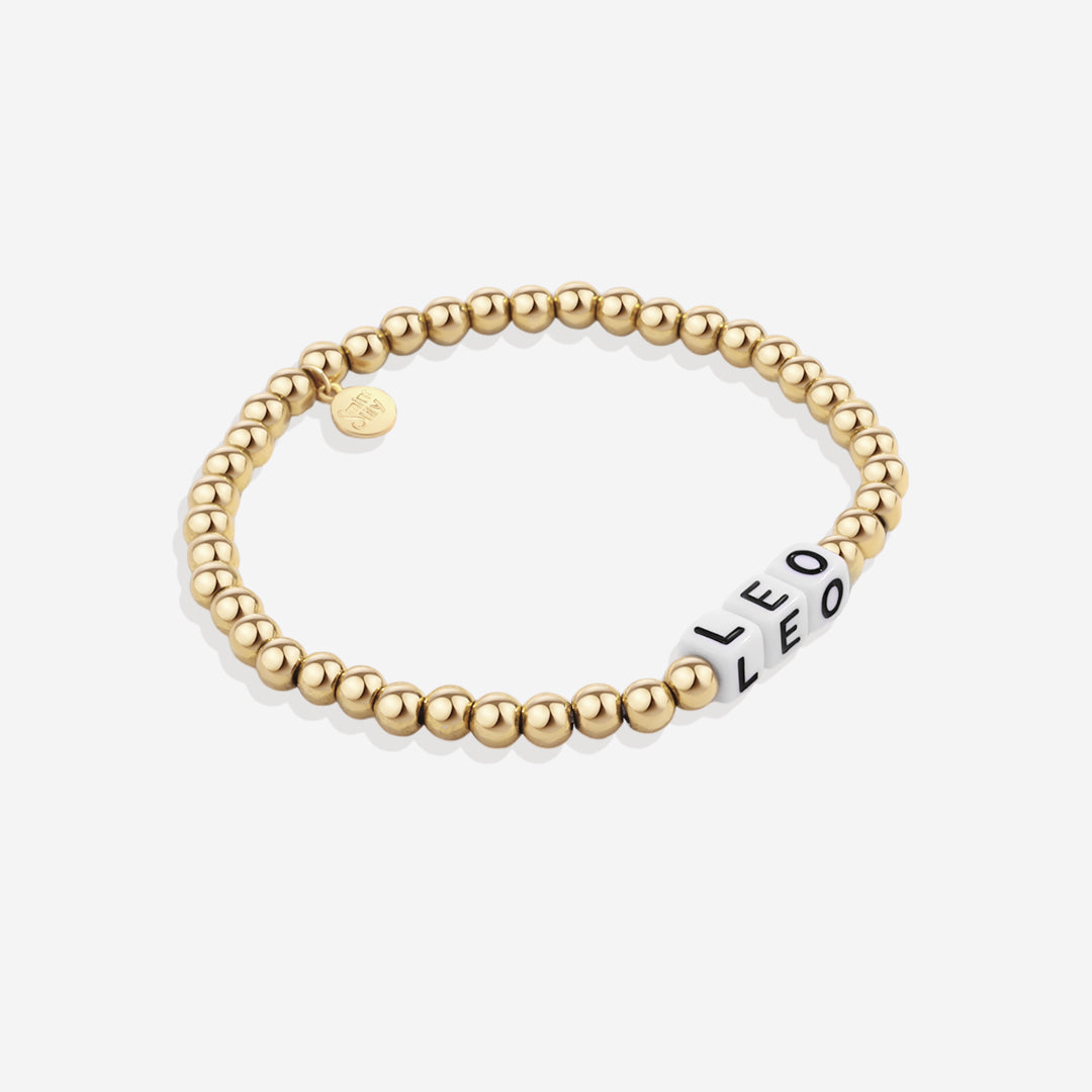 Custom Waterproof Gold Beaded Friendship Bracelet