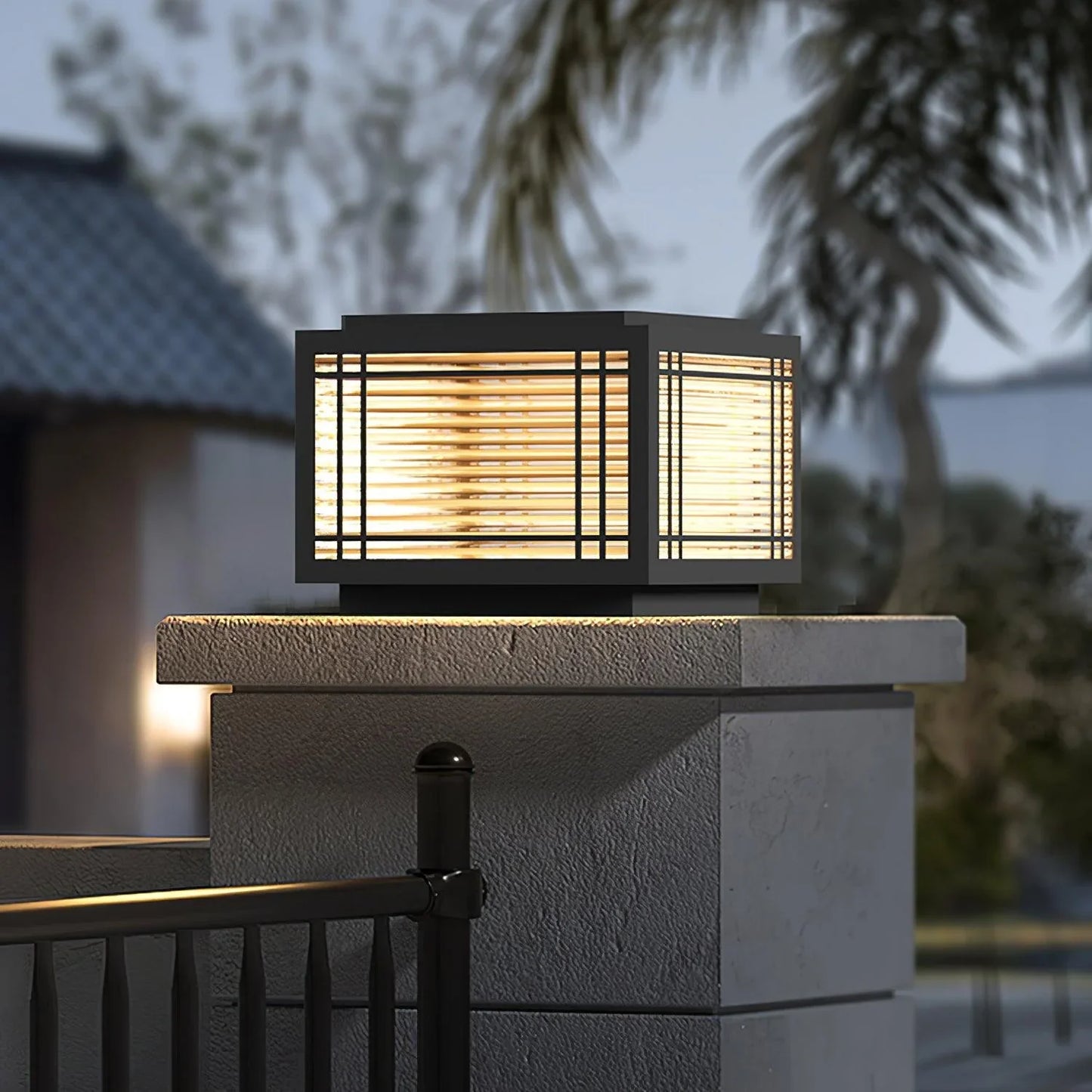 Lampa solaire d'extérieur pour poteau - Éclairage LED efficace et écologique