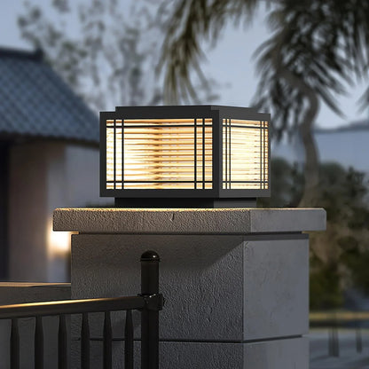 Lampa solaire d'extérieur pour poteau - Éclairage LED efficace et écologique