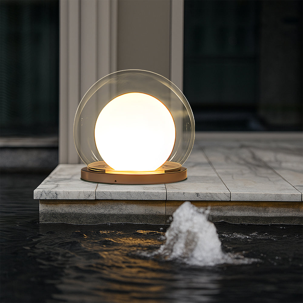 Lampa słupowa z motywem księżyca – elegancki dodatek do każdego wnętrza