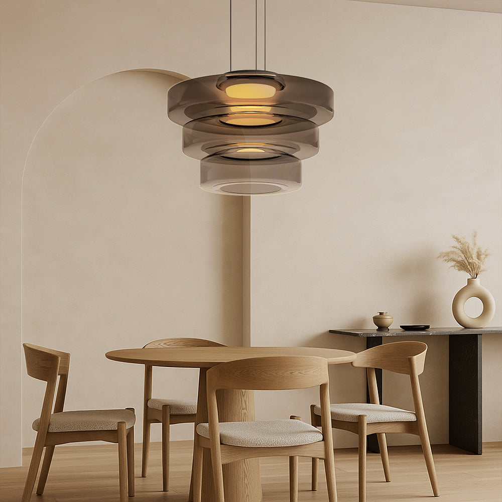 Elegant Danish Glass Bauhaus Pendant Light for a Modern Touch