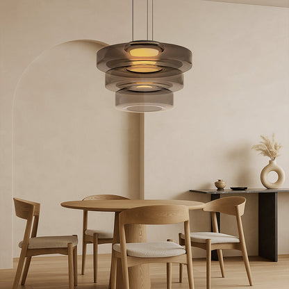 Elegant Danish Glass Bauhaus Pendant Light for a Modern Touch