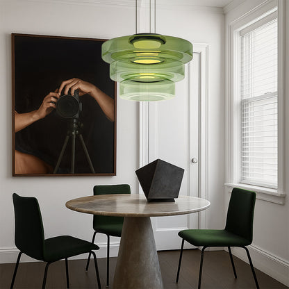 Elegant Danish Glass Bauhaus Pendant Light for a Modern Touch