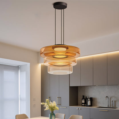 Elegant Danish Glass Bauhaus Pendant Light for a Modern Touch
