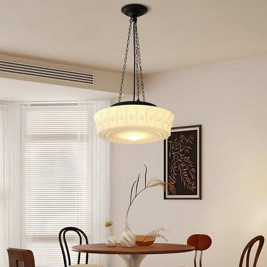 Elegant Milchweiß Pendellampe für stilvolle Beleuchtung