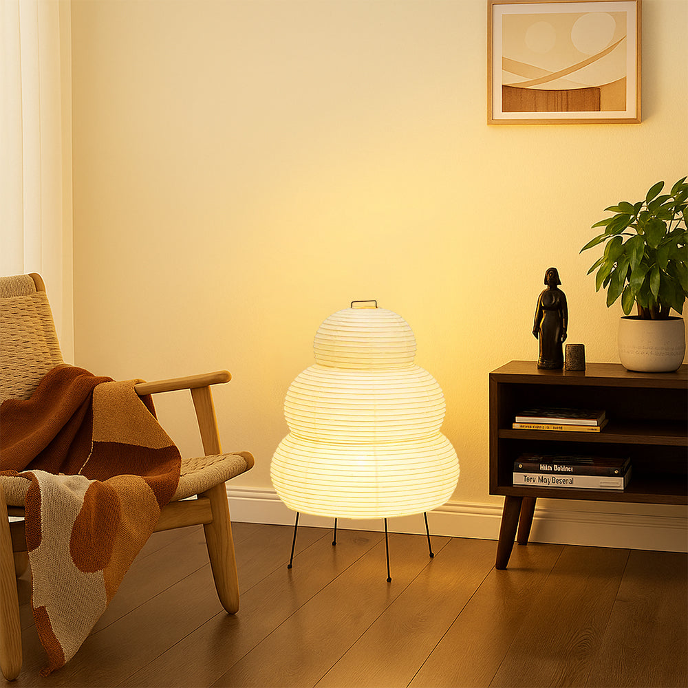Elegance Rice Paper Floor Lamp for Cozy & Stylish Lighting