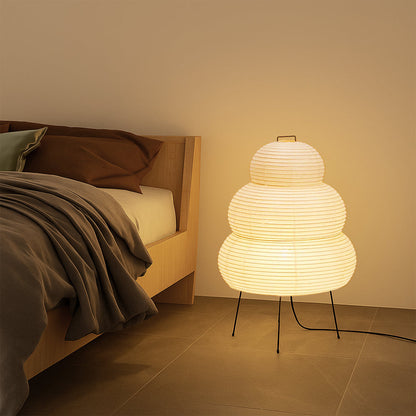 Elegance Rice Paper Floor Lamp for a Warm and Cozy Atmosphere