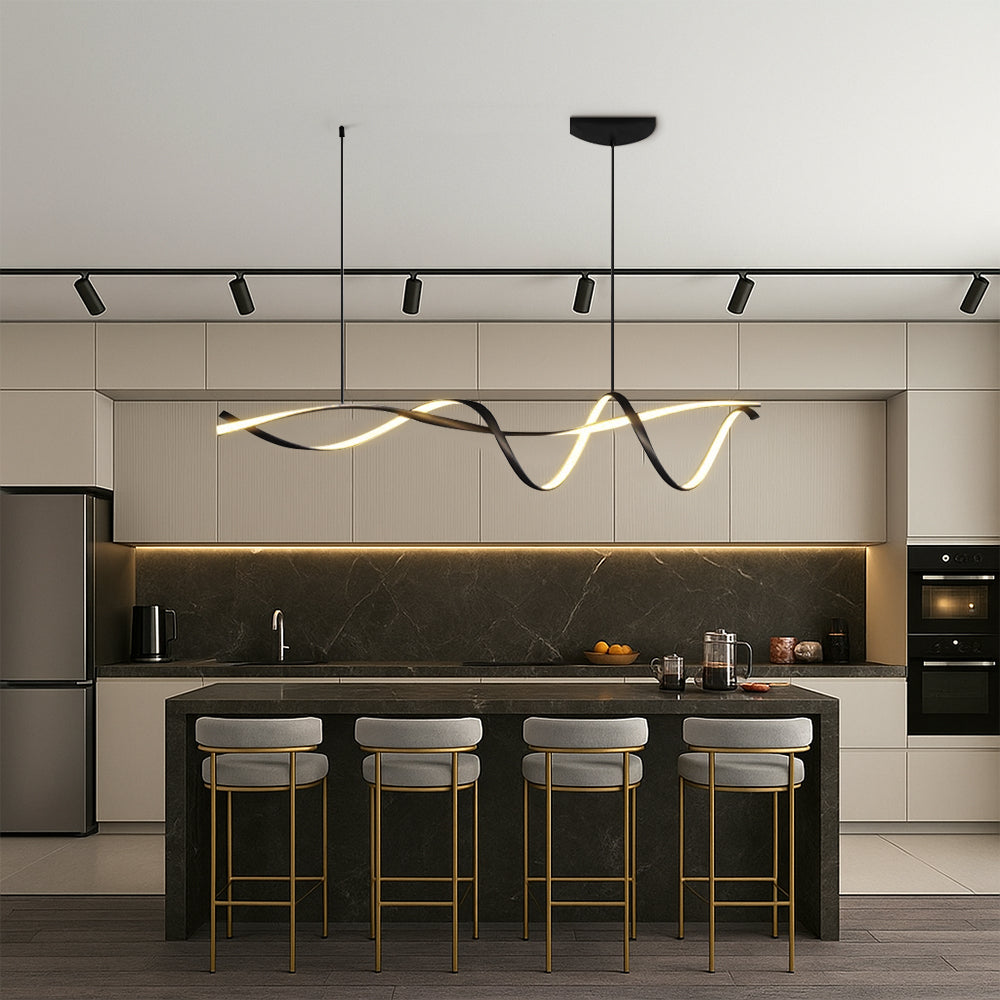Moderne skandinavische Küchenhängeleuchte im stilvollen Design