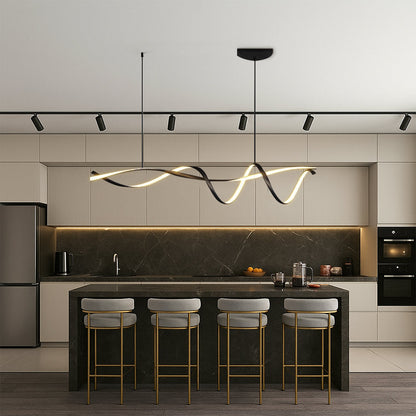 Moderne skandinavische Küchenhängeleuchte im stilvollen Design