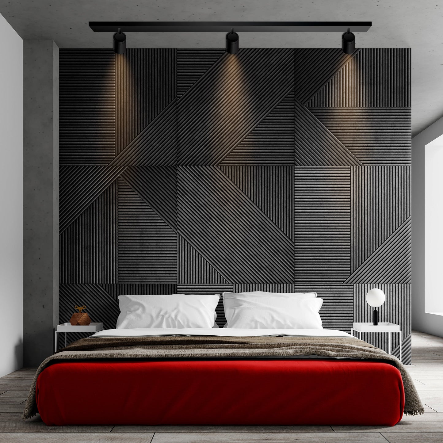 Euclid Painted Wooden Wall Panelasdfasdf