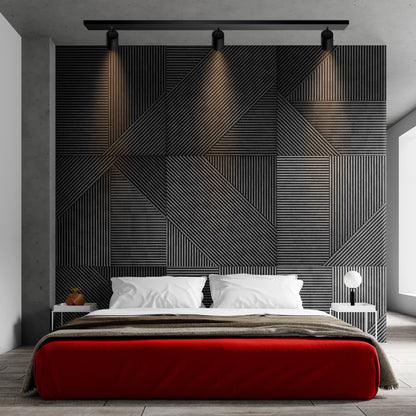 Euclid Wooden Wall Panel — Modern Geometric Accent for Your Walls