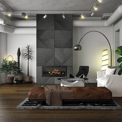 Euclid Wooden Wall Panel — Modern Geometric Accent for Your Walls