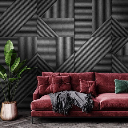 Euclid Painted Wooden Wall Panelasdfasdf