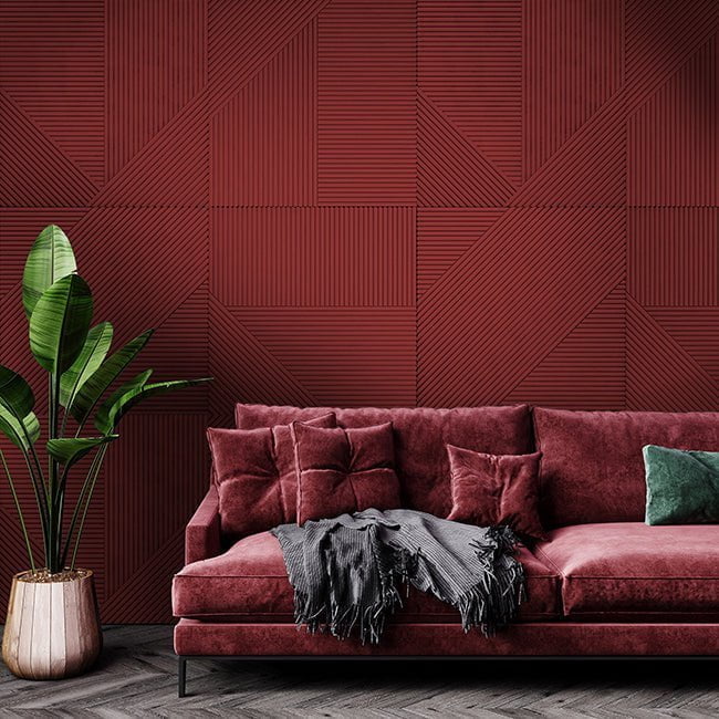 Euclid Painted Wooden Wall Panelasdfasdf