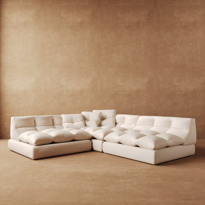 Reposapiés para sofá Nimbus - Comodidad acolchada con almacenamiento oculto y diseño moderno