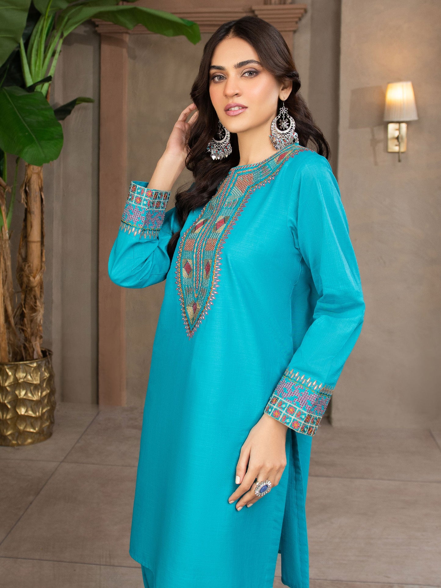 2 Piece Lawn Suit-Embroidered (Unstitched)