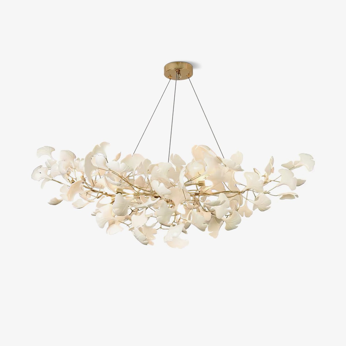 Lustre Gingko Élégant pour une Atmosphère Sophistiquée
