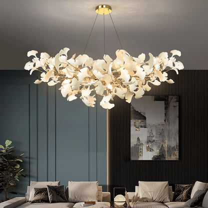 Lustre Gingko Élégant pour une Atmosphère Sophistiquée