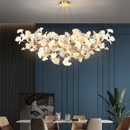 Lustre Gingko Élégant pour une Atmosphère Sophistiquée