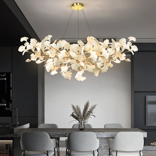 Lustre Gingko Élégant pour une Atmosphère Sophistiquée